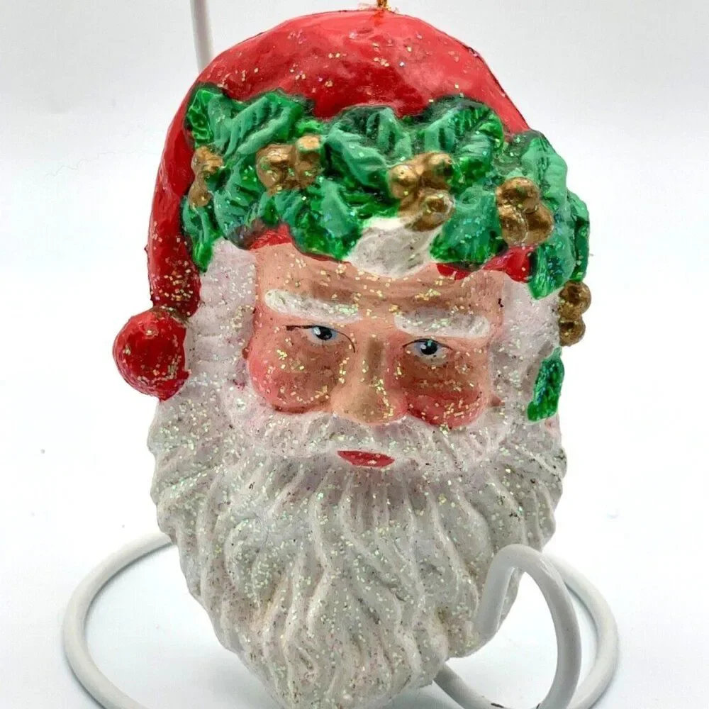 Vintage Santa Ornament 4